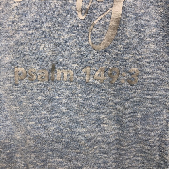 Christian V Necked Sheer T-Shirt w/Scripture by Mossimo size M - Picture 4 of 5